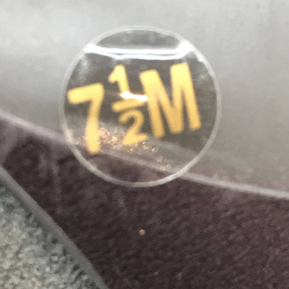 Banana Republic Boots Womens 7.5 Grey Suede Block Heel Fold Down Leather Shoes - Picture 4 of 12